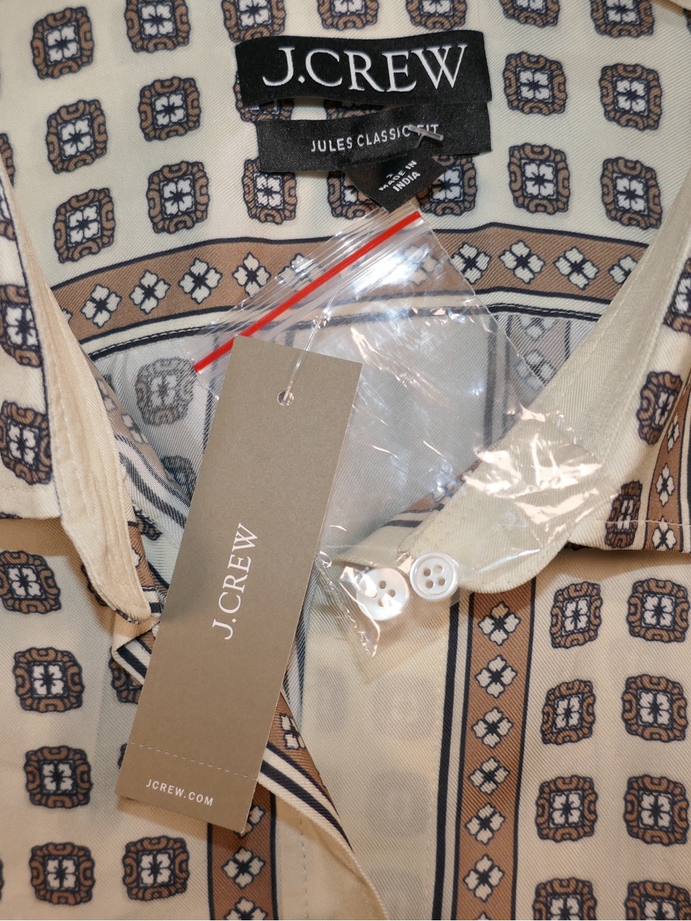NWT Jules classic-fit shirt in foulard print - Size 2 - Picture 14 of 16